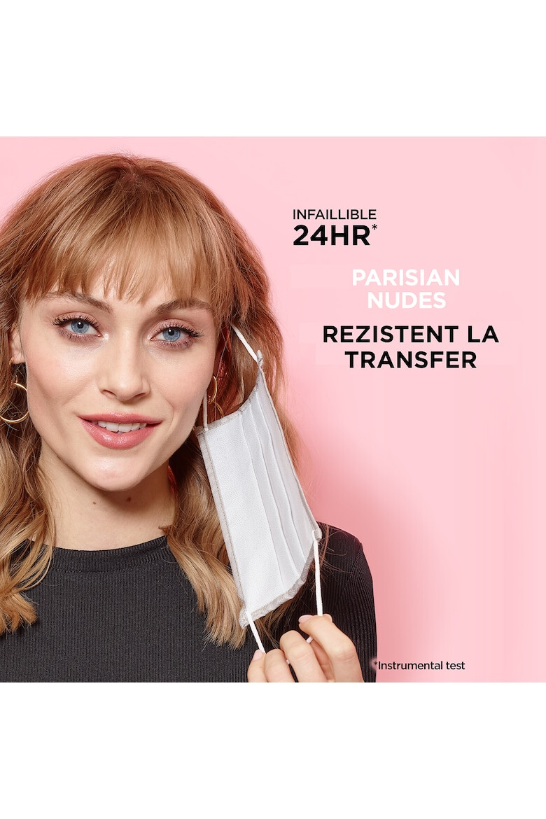 L'Oreal Paris Ruj lichid rezistent la transfer Infaillible - Pled.ro