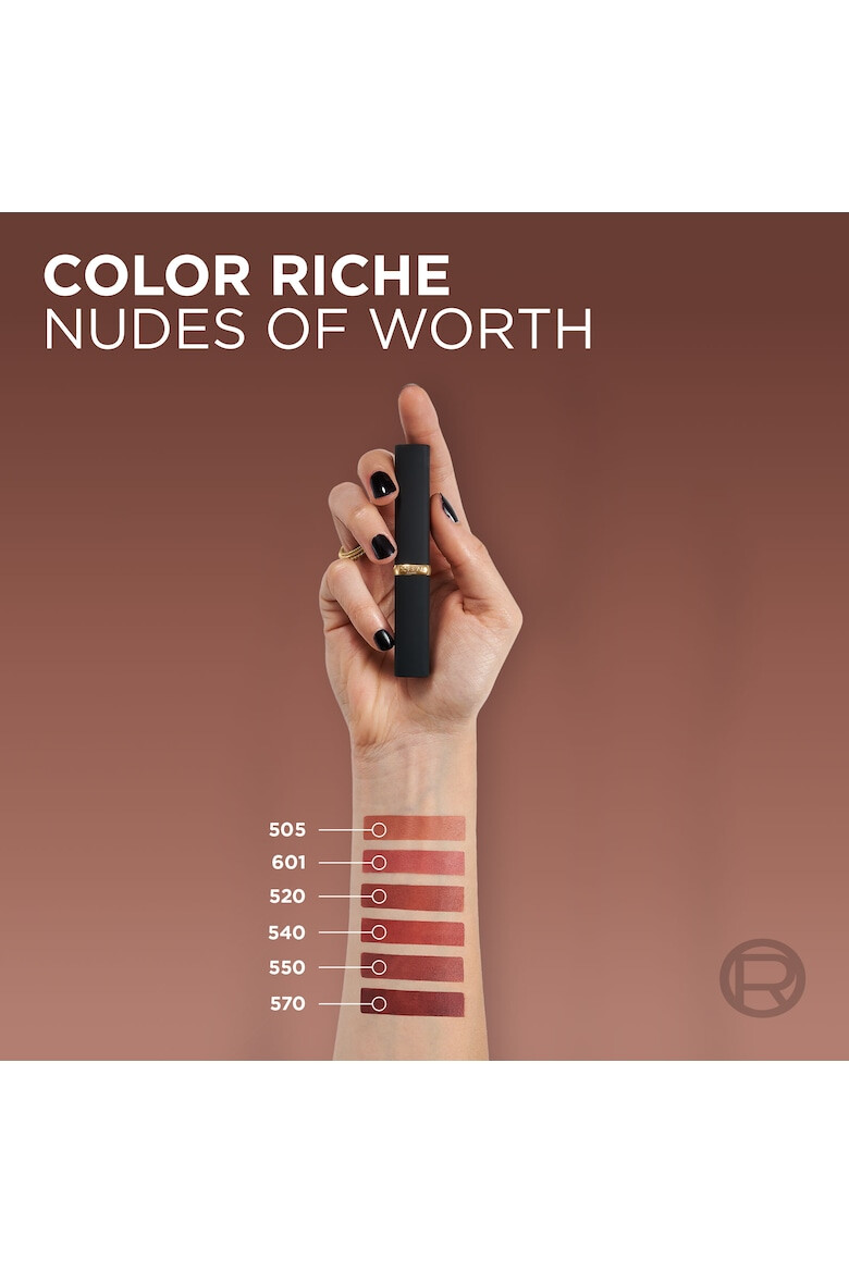 L'Oreal Paris Ruj mat L'Oréal Paris Color Riche Nudes of Worth - Pled.ro