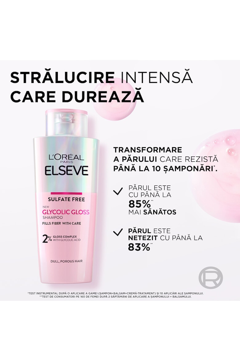 L'Oreal Paris Sampon Elseve Glycolic Gloss pentru stralucirea parului 2% Acid Glicolic 200 ml - Pled.ro