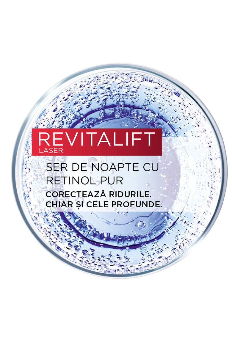 L'Oreal Paris Ser antirid de noapte Revitalift Laser imbogatit cu 0.2% retinol pur 30 ml - Pled.ro