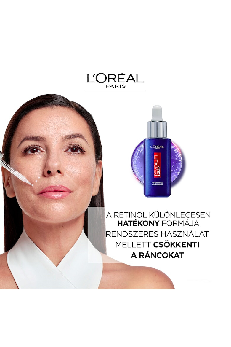 L'Oreal Paris Ser antirid de noapte Revitalift Laser imbogatit cu 0.2% retinol pur 30 ml - Pled.ro