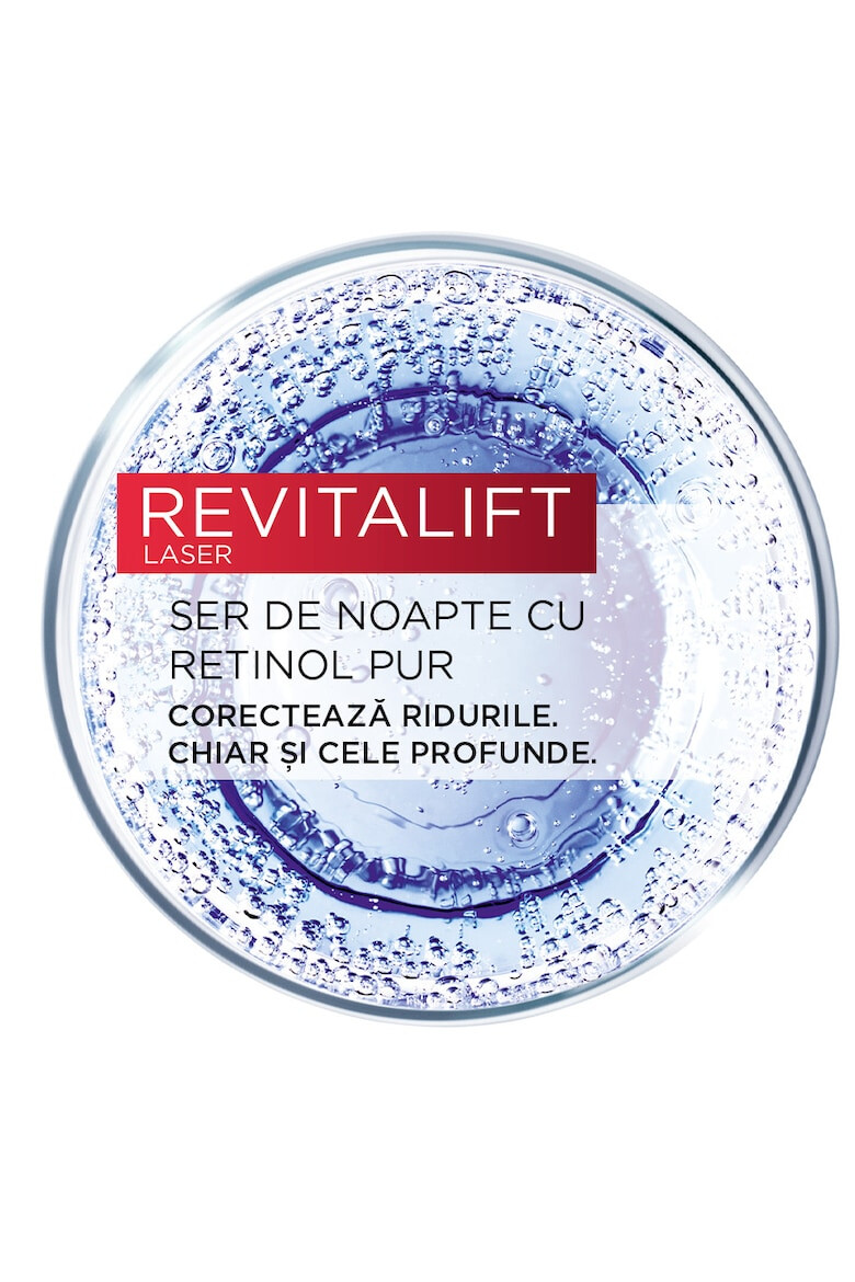 L'Oreal Paris Ser antirid de noapte Revitalift Laser imbogatit cu 0.2% retinol pur 30 ml - Pled.ro