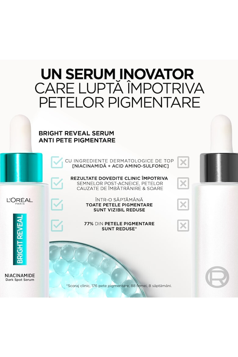 L'Oreal Paris Serum Bright Reveal cu actiune impotriva petelor pigmentare 30 ml - Pled.ro