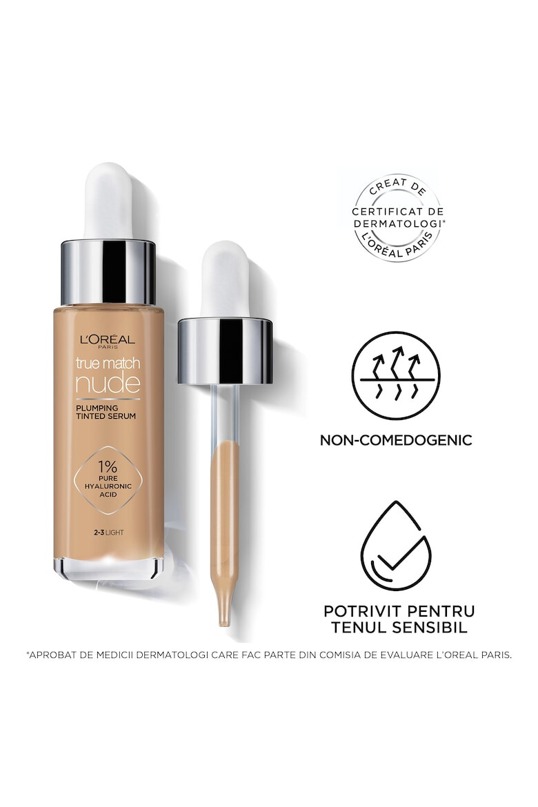 L'Oreal Paris Serum redensificator infuzat cu pigmenti True Match Nude 30 ml - Pled.ro