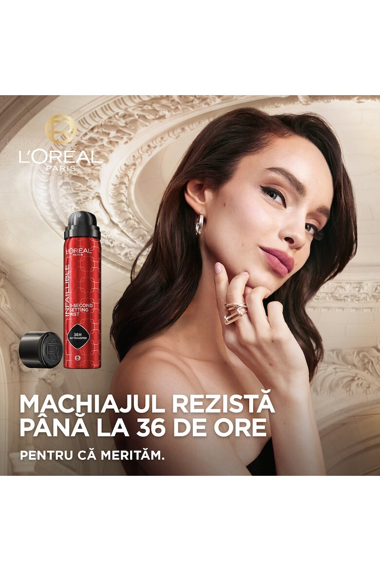 L'Oreal Paris Spray de fixare machiaj Infaillible 3 second 75 ml - Pled.ro