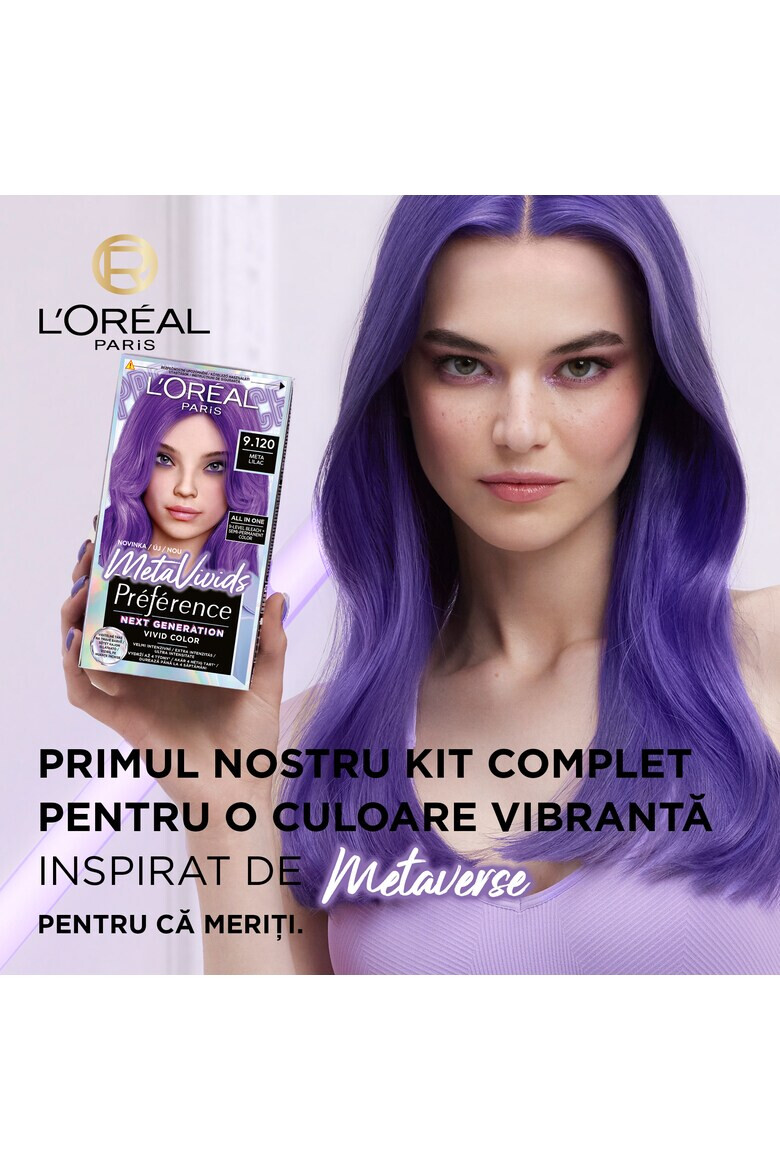 L'Oreal Paris Vopsea de par semi-permanenta Preference MetaVivids decolorant inclus 154 ml - Pled.ro