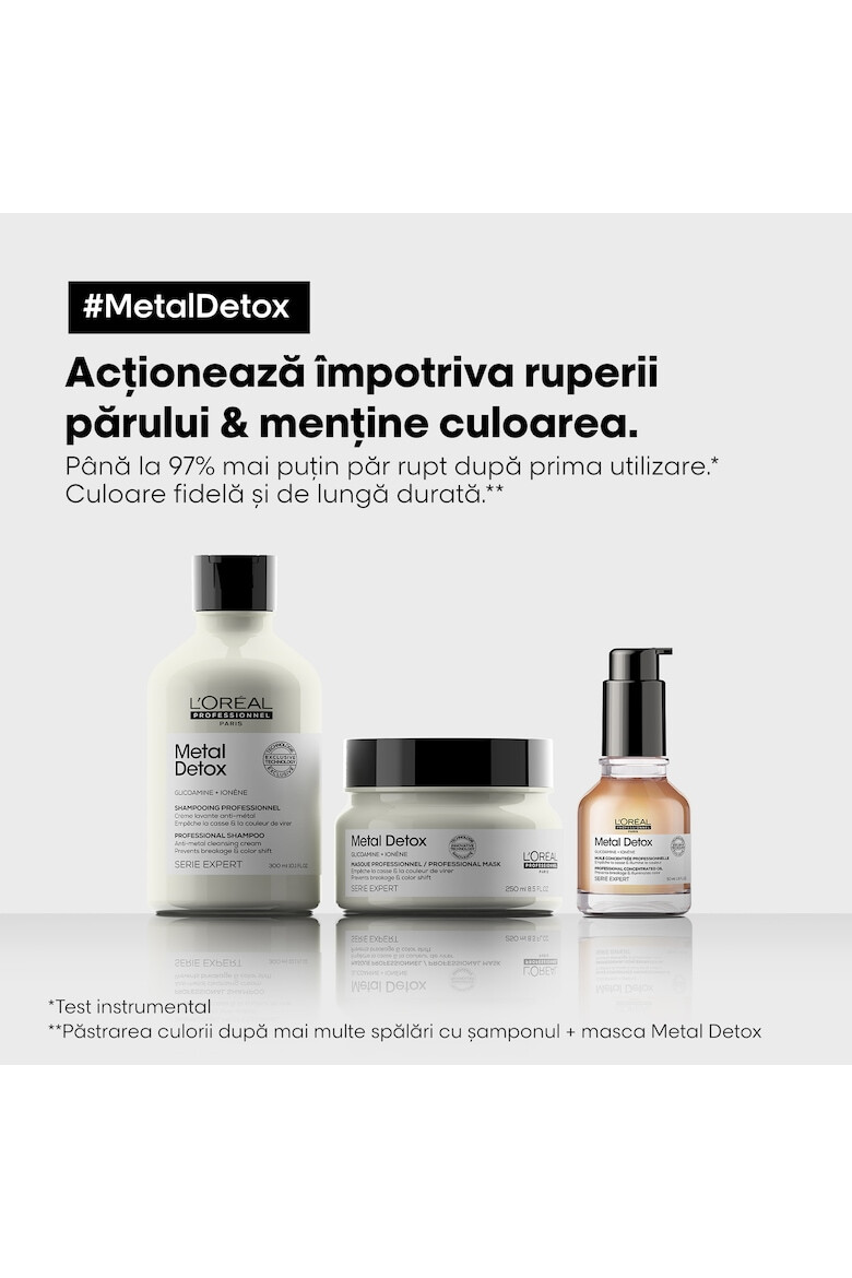 L'Oreal Professionnel Sampon L'Oréal Professionnel Serie Expert Metal Detox pentru toate tipurile de par decolorat colorat sau balayage FARA SULFATI - Pled.ro