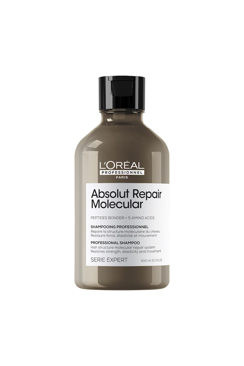 L'Oreal Professionnel Sampon pentru par deteriorat L’Oreal Professionnel Serie Expert Absolut Repair Molecular formulat cu legaturi peptidice si 5 aminoacizi repara structura macromoleculara a parului fara sulfati. - Pled.ro