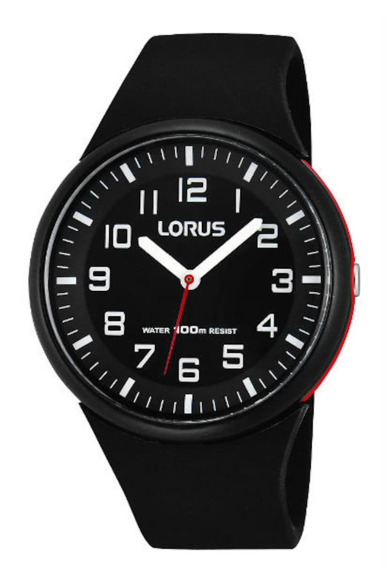 Lorus Ceas RRX47DX9 pentru dama Cauciuc/Plastic Quartz Impermeabil Negru/Alb - Pled.ro