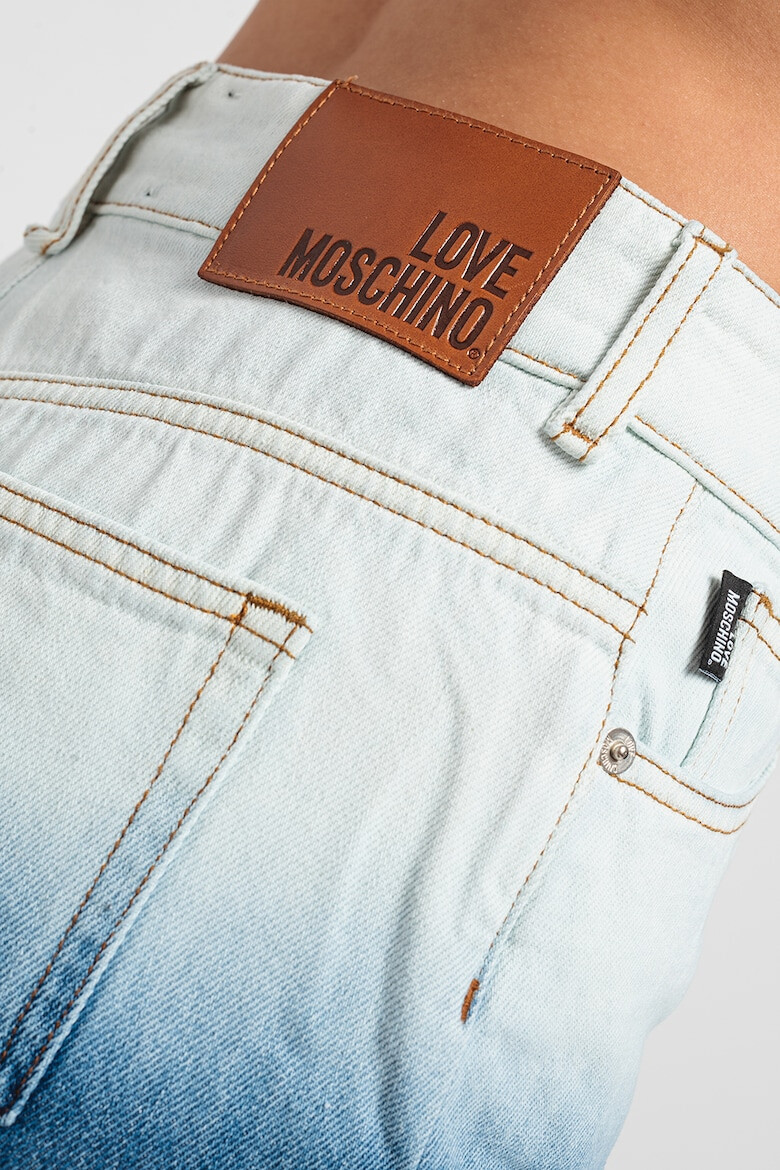 Love Moschino Blugi drepti cu talie medie - Pled.ro