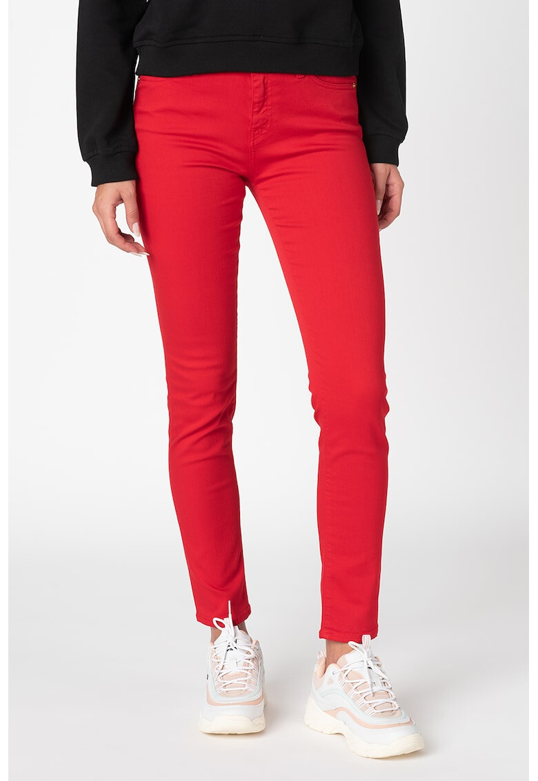 Love Moschino Blugi skinny cu buzunare in forma de inima - Pled.ro