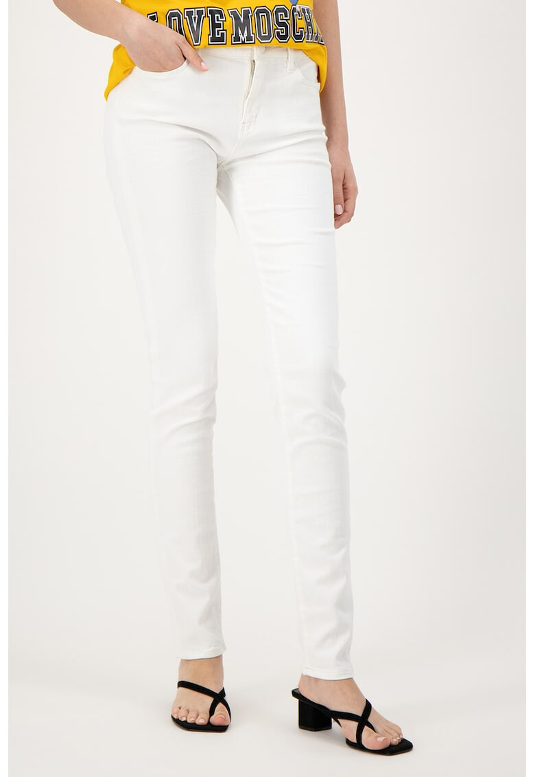 Love Moschino Blugi slim fit din amestec de in - Pled.ro