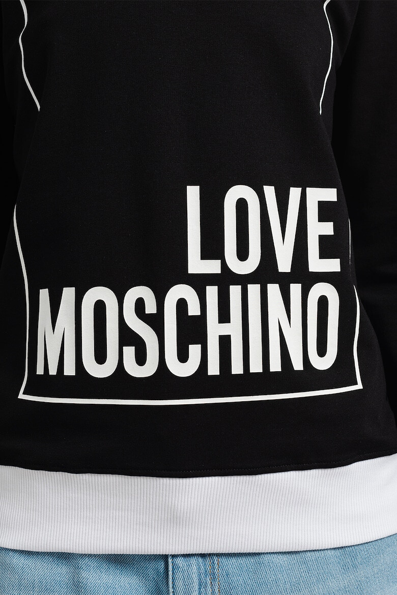 Love Moschino Bluza sport cu imprimeu logo - Pled.ro