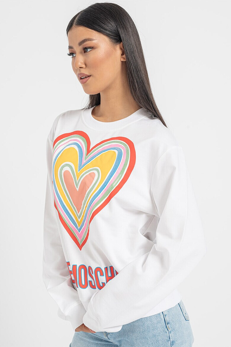 Love Moschino Bluza sport cu imprimeu logo - Pled.ro