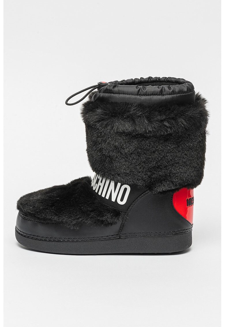 Love Moschino Cizme apres-schi mid-cut de blana sintetica - Pled.ro