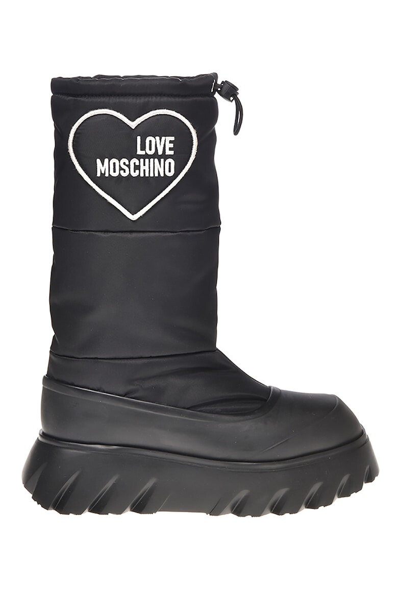 Love Moschino Cizme medii cu aplicatie logo - Pled.ro