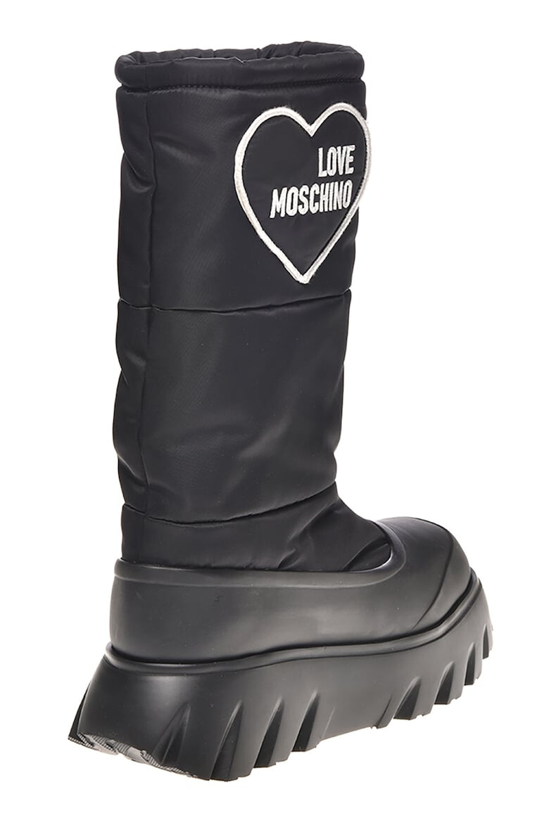 Love Moschino Cizme medii cu aplicatie logo - Pled.ro