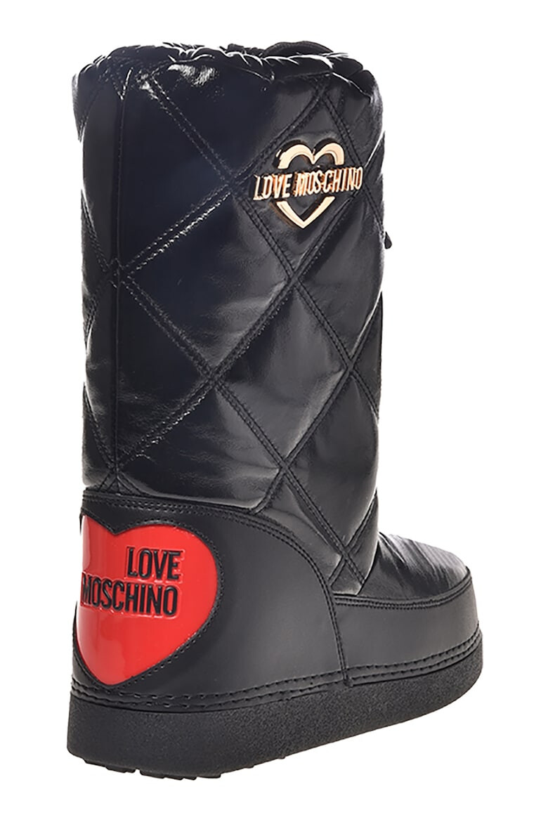 Love Moschino Cizme medii de iarna din piele ecologica cu aspect matlasat - Pled.ro