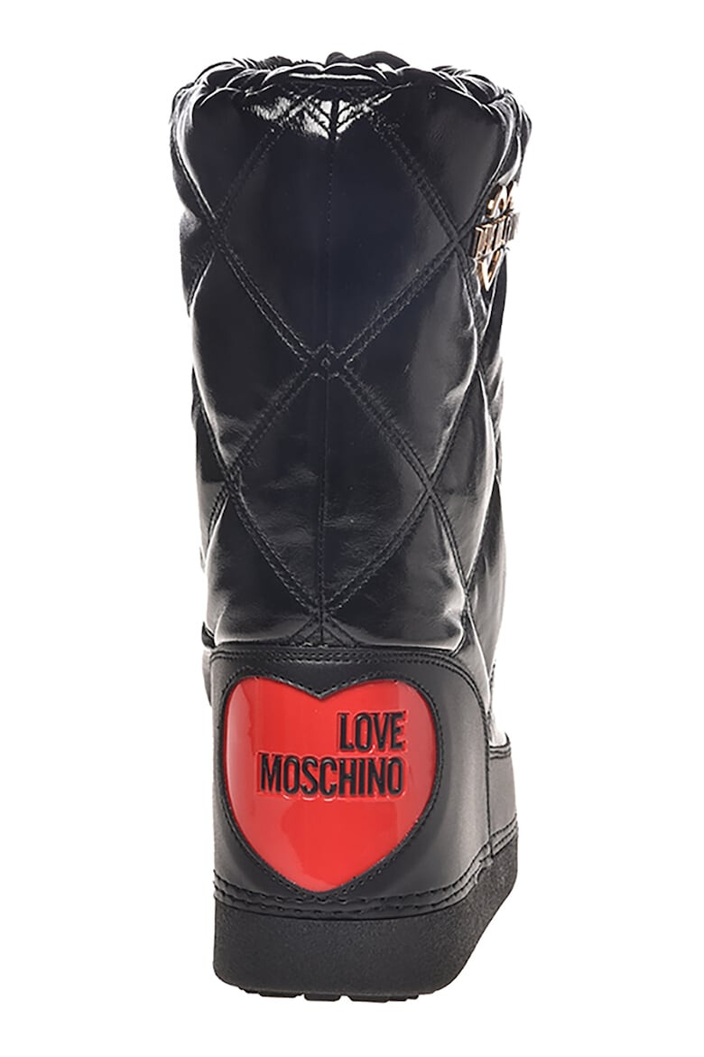 Love Moschino Cizme medii de iarna din piele ecologica cu aspect matlasat - Pled.ro