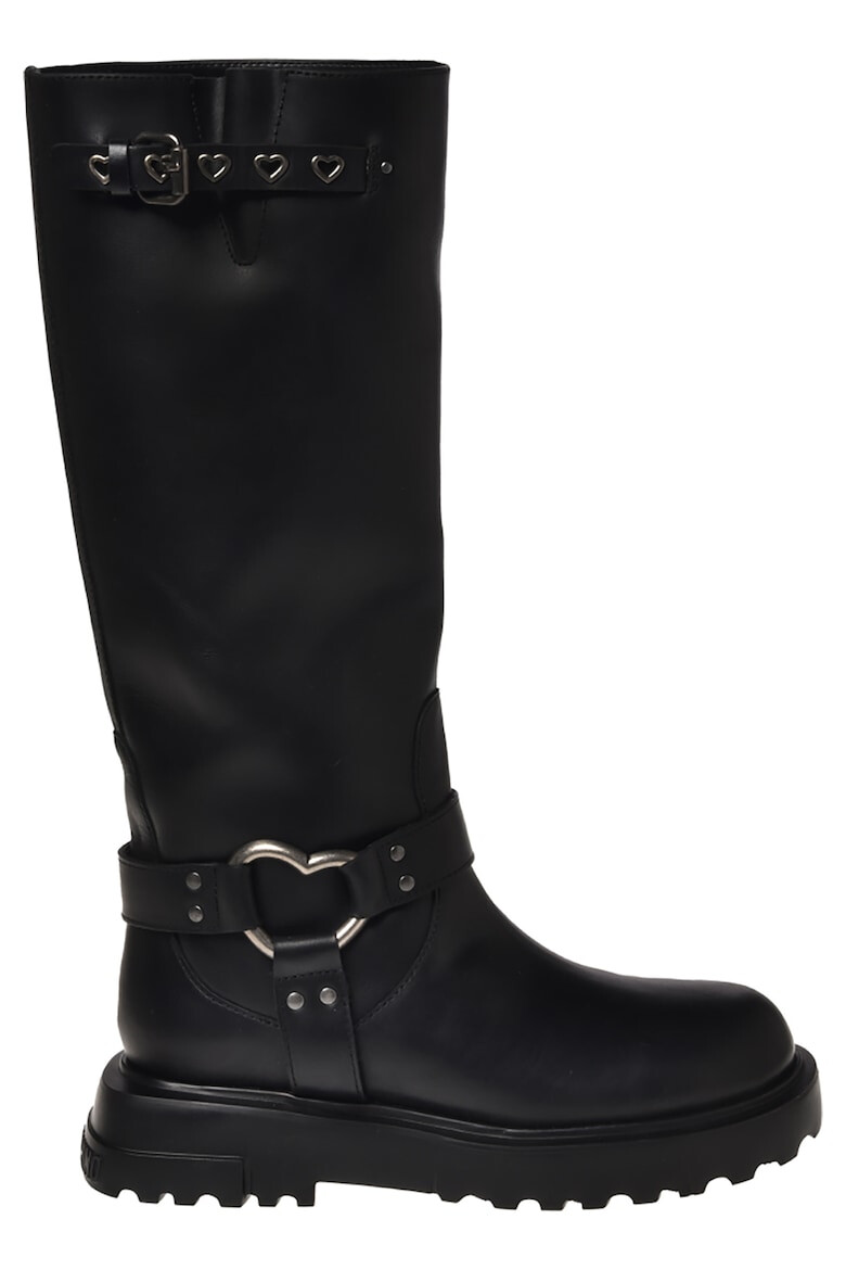 Love Moschino Cizme mid-calf de piele - Pled.ro