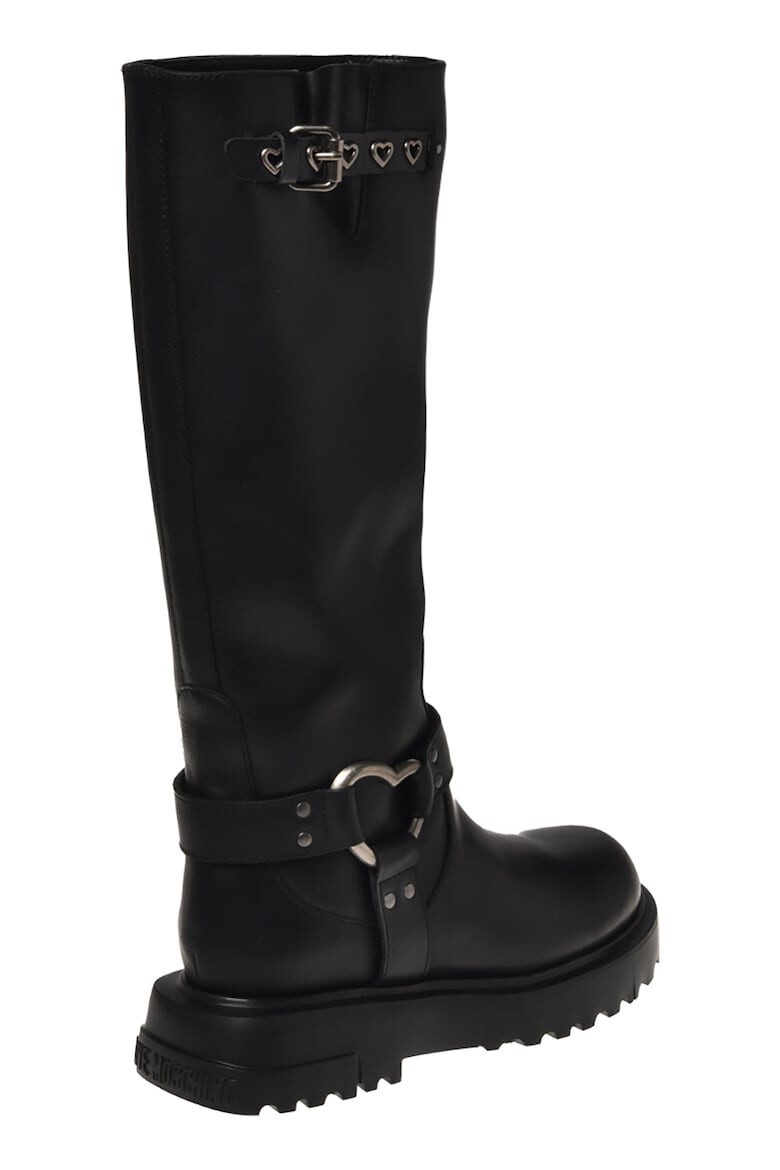 Love Moschino Cizme mid-calf de piele - Pled.ro