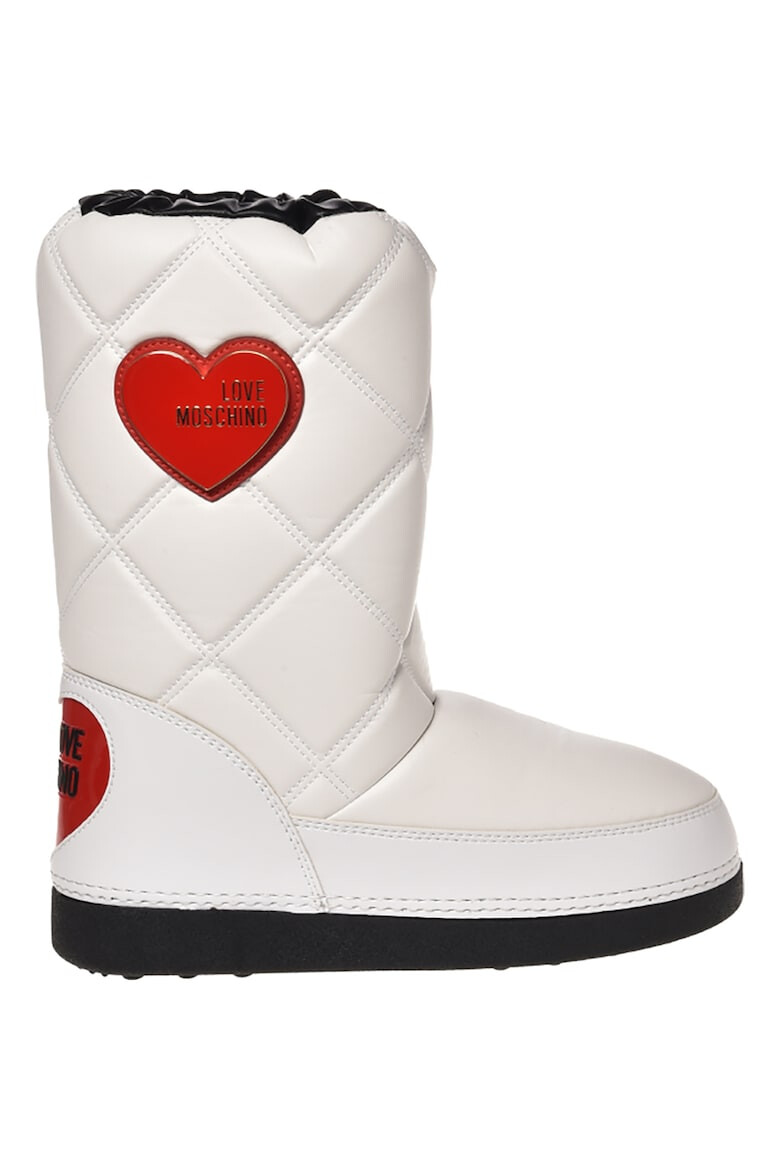 Love Moschino Cizme mid-calf de piele ecologica fara inchidere - Pled.ro