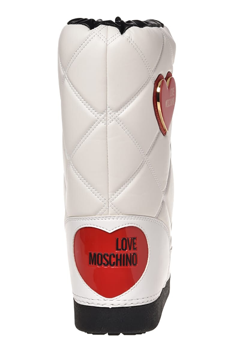 Love Moschino Cizme mid-calf de piele ecologica fara inchidere - Pled.ro