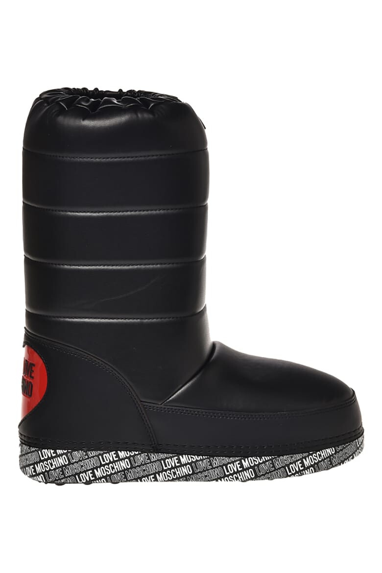 Love Moschino Cizme mid-calf de piele ecologica fara inchidere - Pled.ro