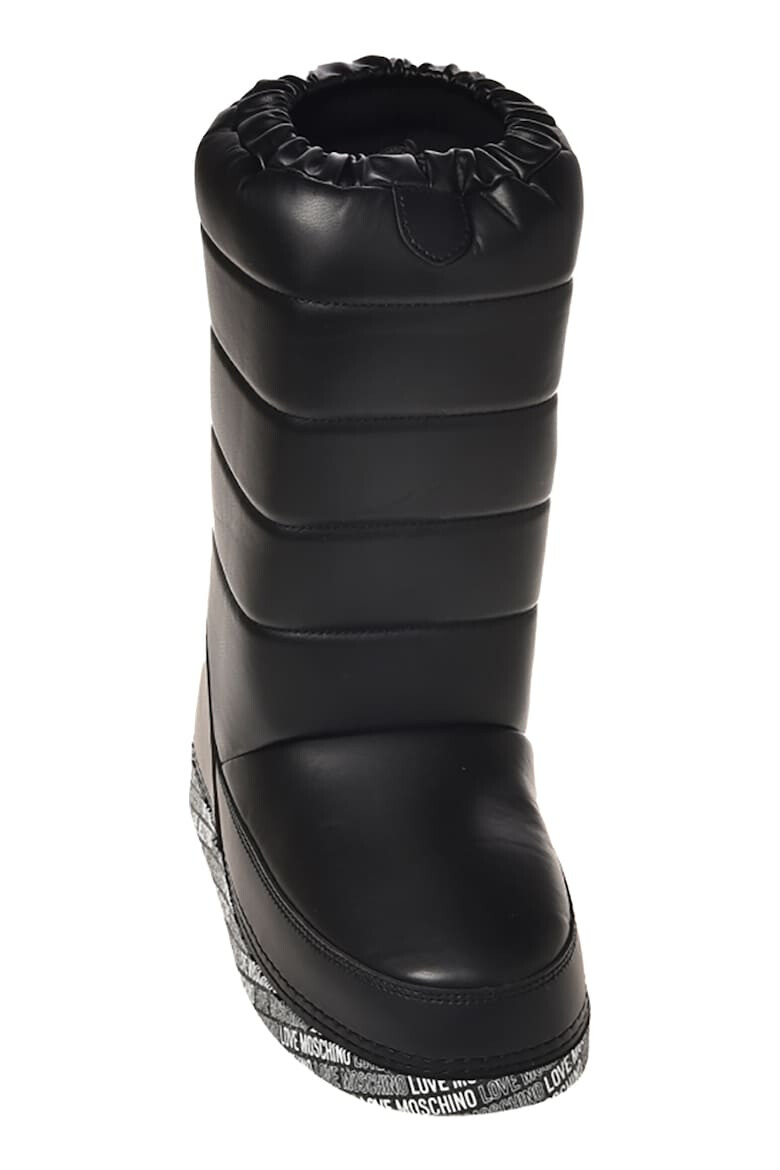 Love Moschino Cizme mid-calf de piele ecologica fara inchidere - Pled.ro