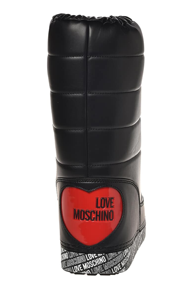 Love Moschino Cizme mid-calf de piele ecologica fara inchidere - Pled.ro