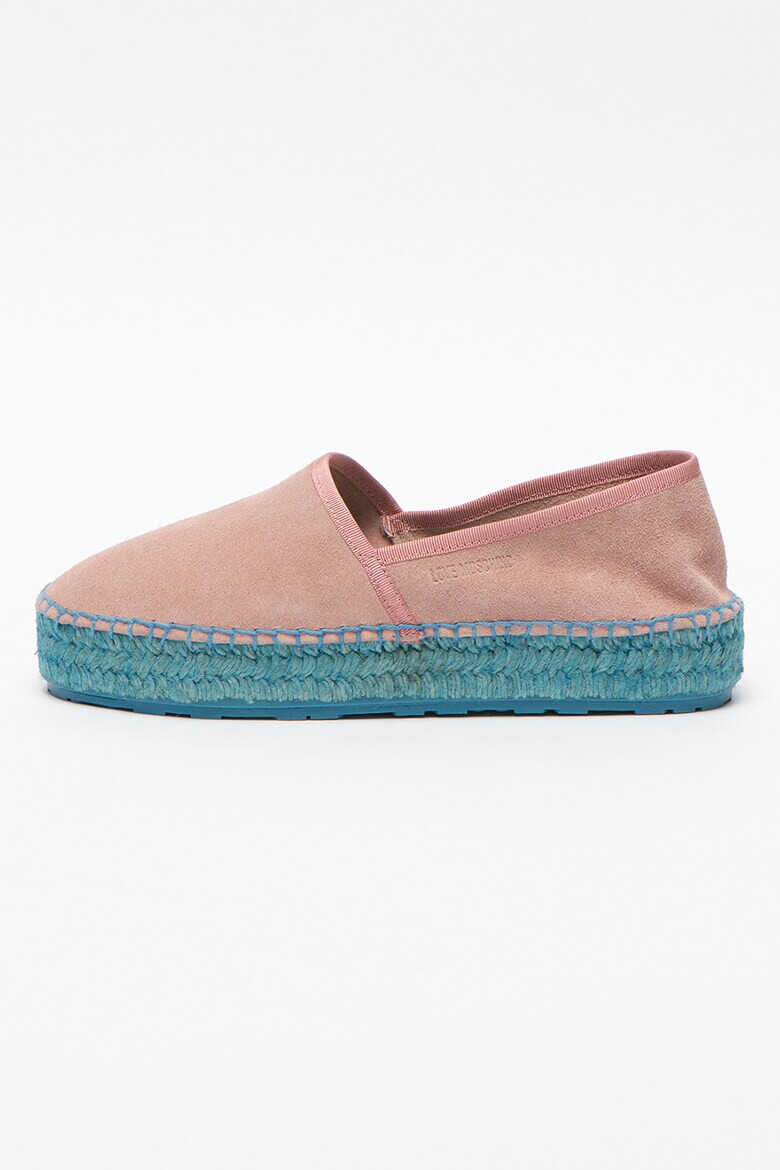 Love Moschino Espadrile de piele intoarsa - Pled.ro