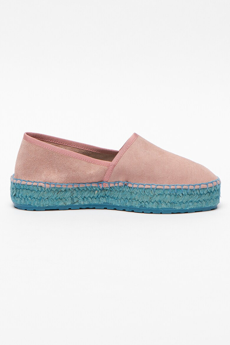 Love Moschino Espadrile de piele intoarsa - Pled.ro