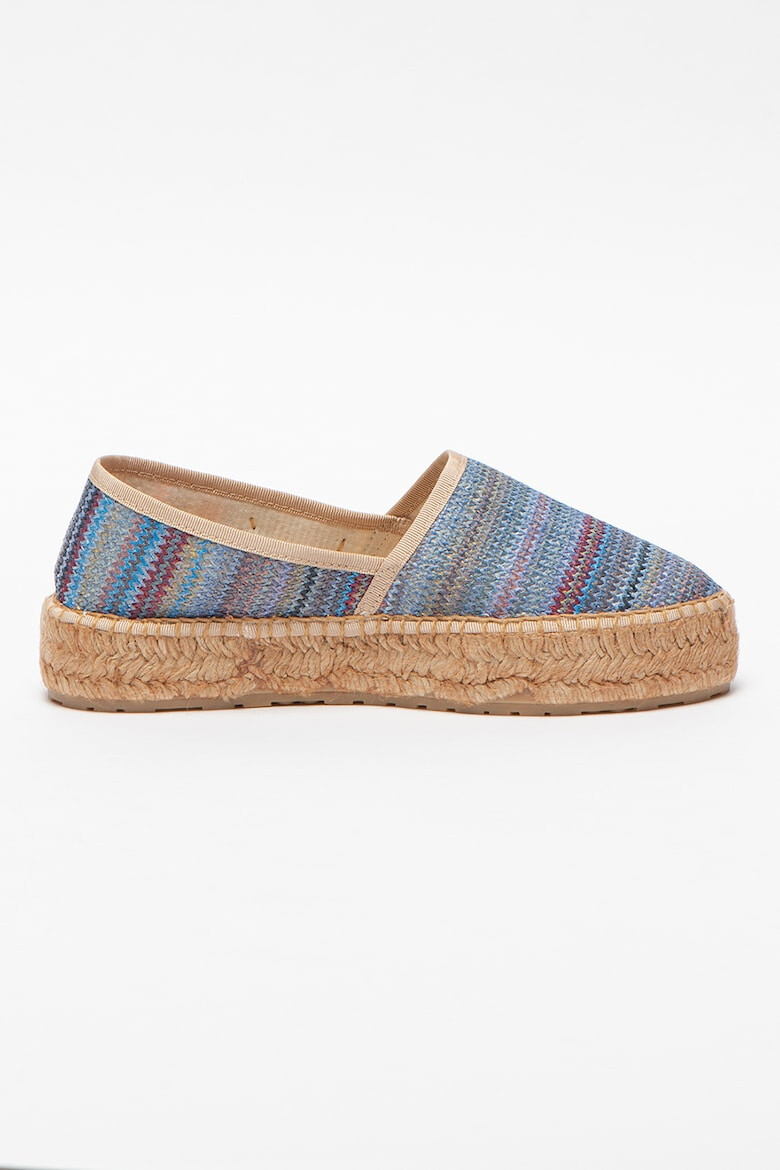 Love Moschino Espadrile din material textil cu aspect tesut - Pled.ro