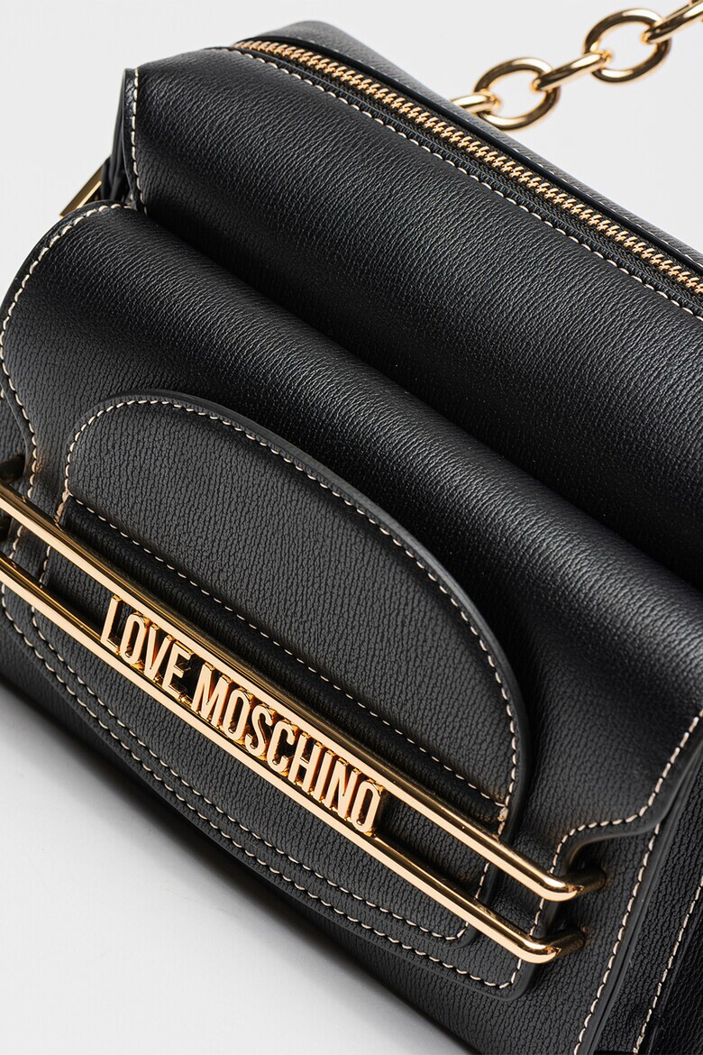 Love Moschino Geanta crossbody cu buzunar cu clapa - Pled.ro