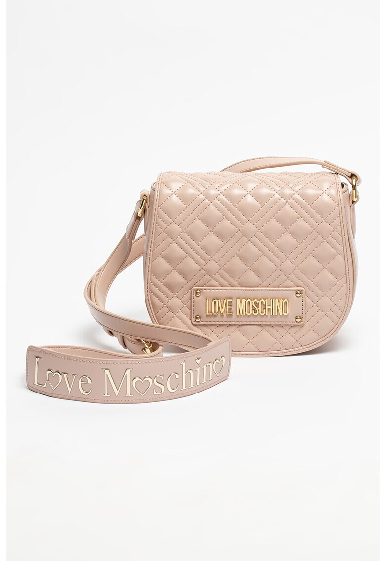 Love Moschino Geanta crossbody din piele ecologica cu aspect matlasat - Pled.ro