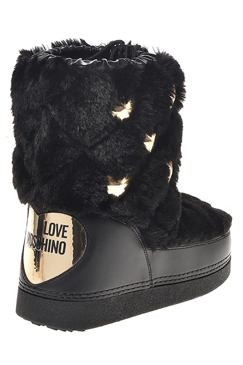 Love Moschino Ghete cu garnituri din piele sintetica - Pled.ro