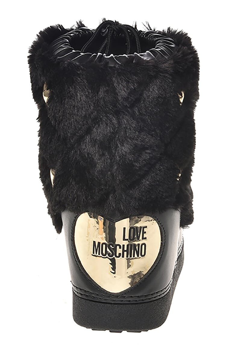 Love Moschino Ghete cu garnituri din piele sintetica - Pled.ro