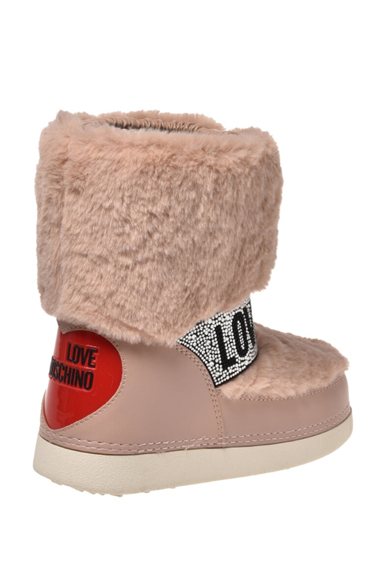 Love Moschino Ghete fara inchidere cu strasuri - Pled.ro