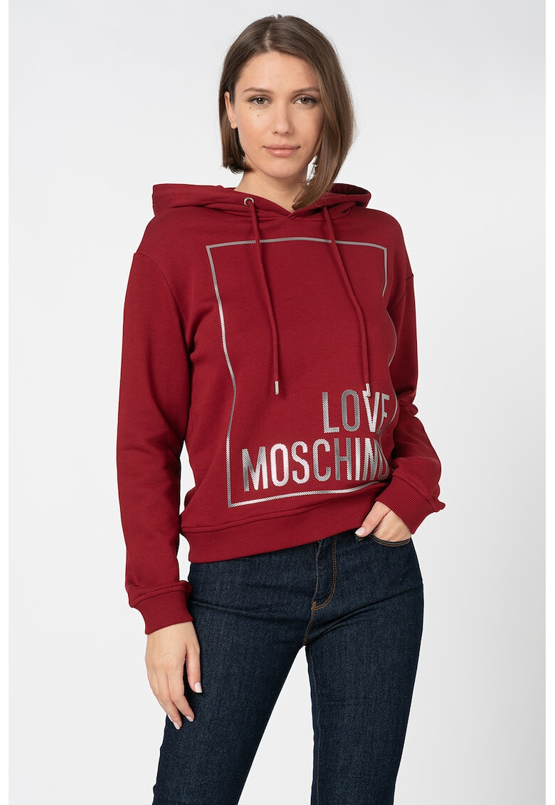 Love Moschino Hanorac cu imprimeu logo - Pled.ro