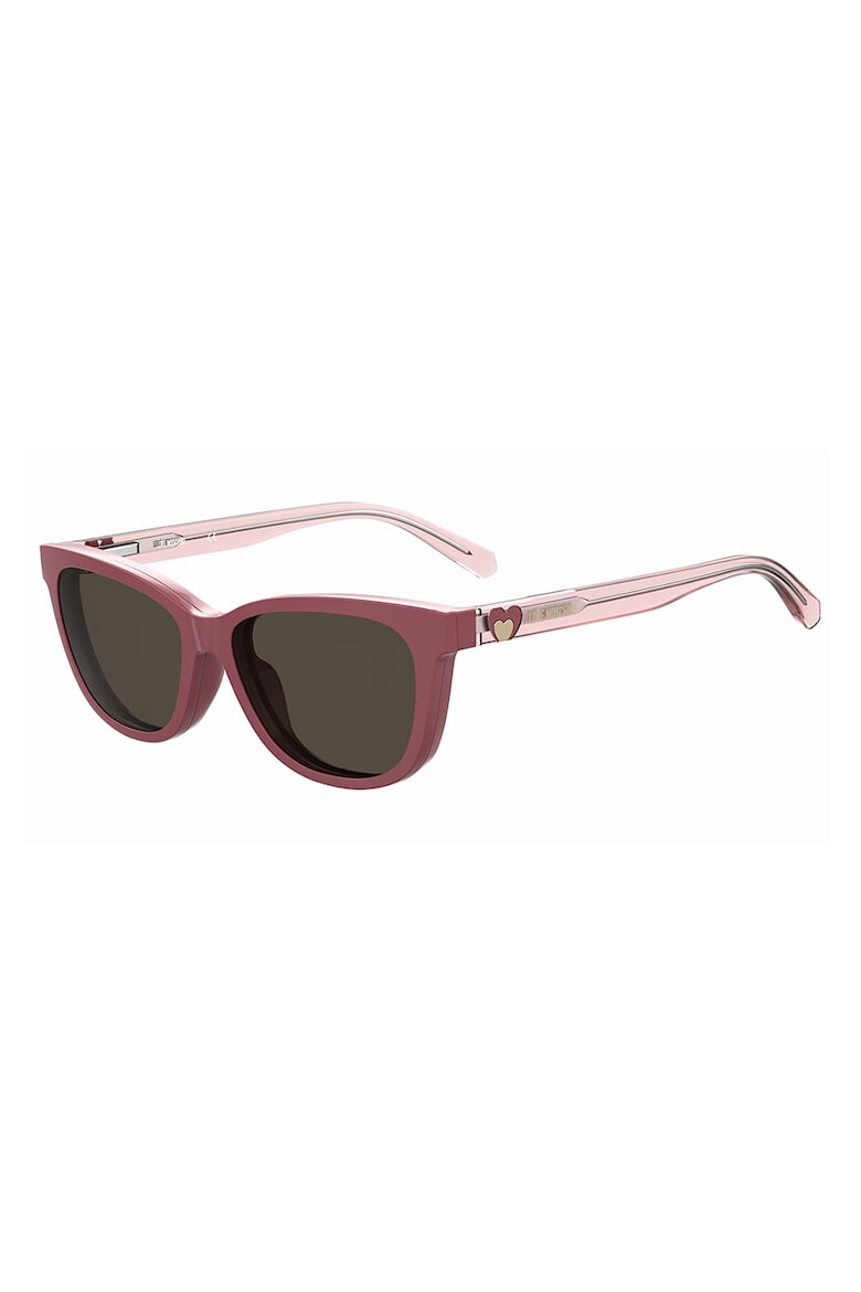 Love Moschino Ochelari de soare cat-eye cu lentile magnetice - Pled.ro