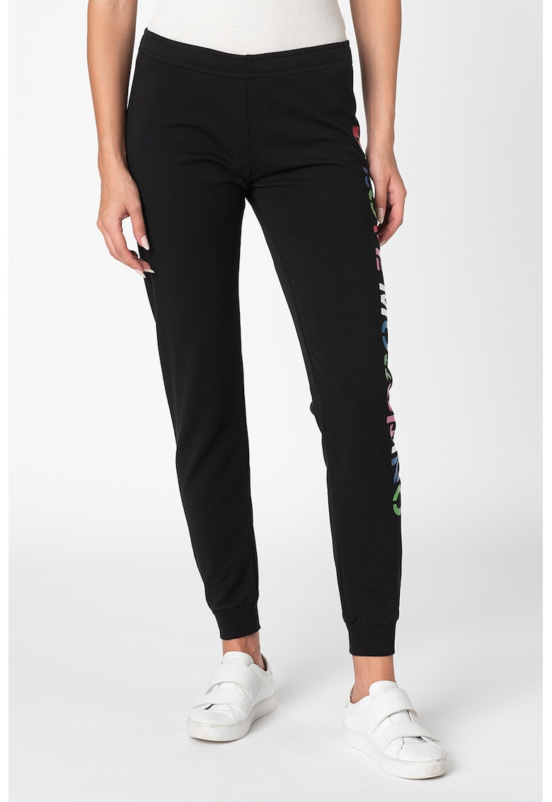 Love Moschino Pantaloni sport cu logo lateral - Pled.ro