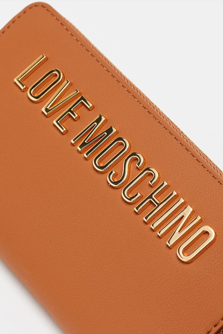 Love Moschino Portofel de piele ecologica cu fermoar - Pled.ro