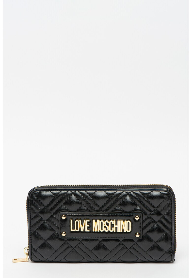 Love Moschino Portofel din piele ecologica cu logo - Pled.ro