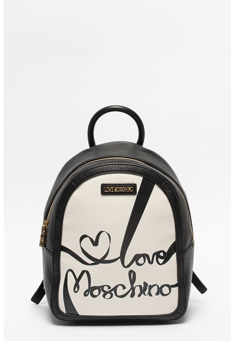 Love Moschino Rucsac de piele cu model logo - Pled.ro