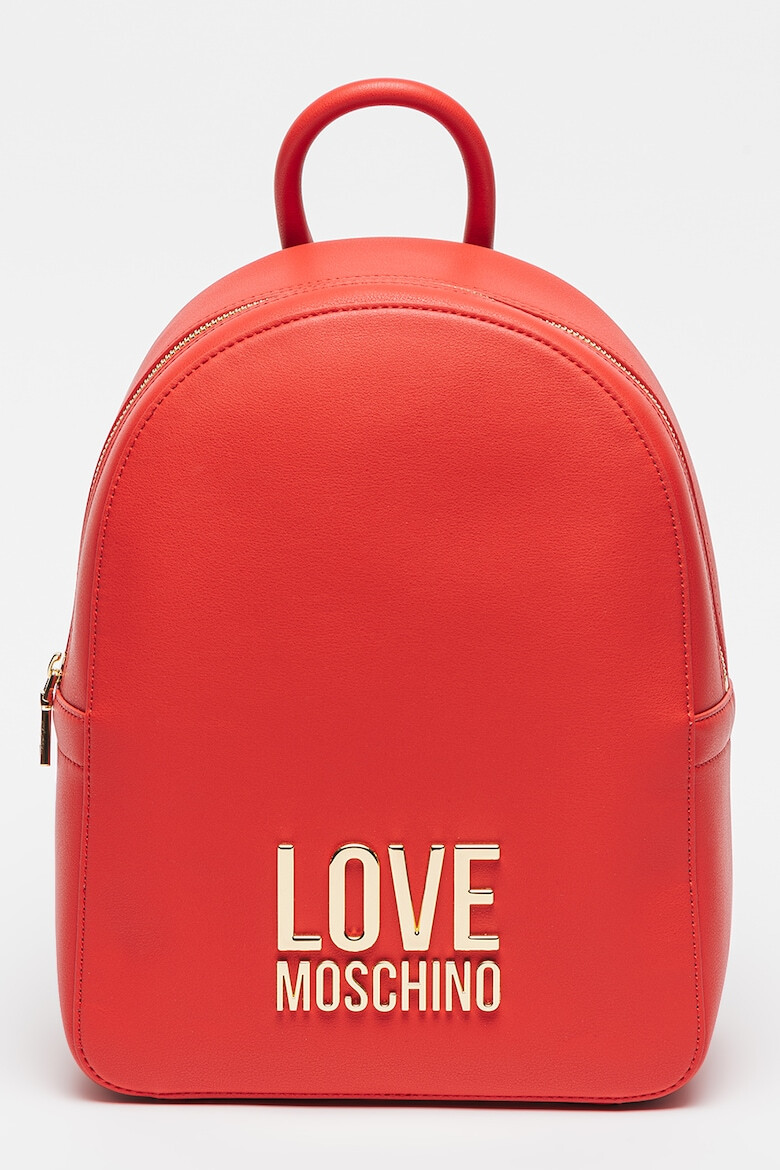 Love Moschino Rucsac de piele ecologica cu aplicatie logo metalica - Pled.ro