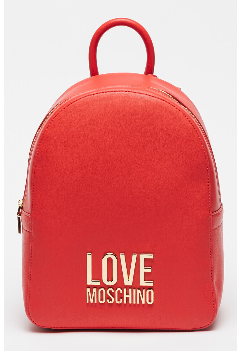 Love Moschino Rucsac de piele ecologica cu aplicatie logo metalica - Pled.ro