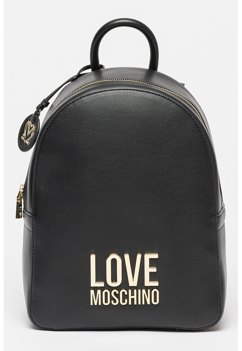 Love Moschino Rucsac de piele ecologica cu aplicatie logo metalica - Pled.ro