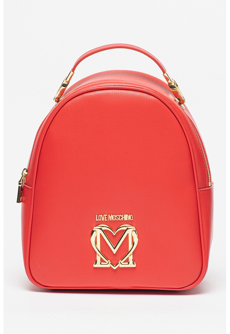 Love Moschino Rucsac de piele ecologica cu aplicatie logo metalica - Pled.ro