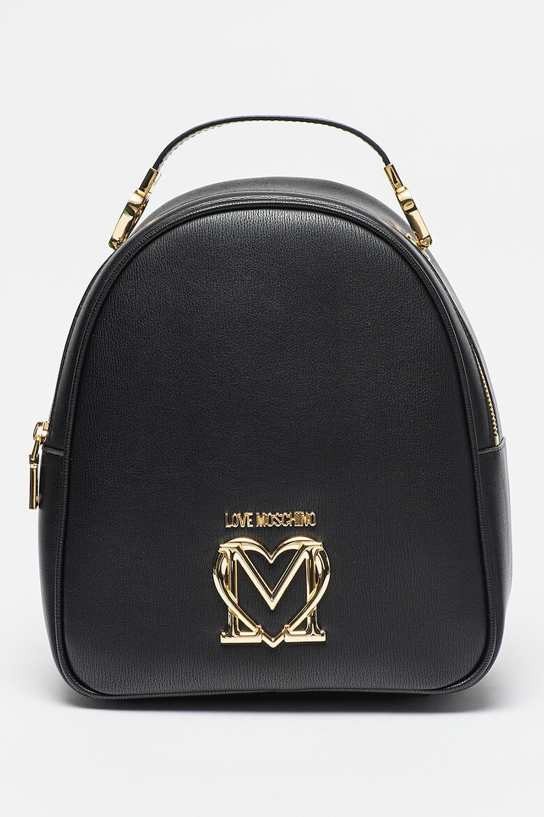 Love Moschino Rucsac de piele ecologica cu aplicatie logo metalica - Pled.ro