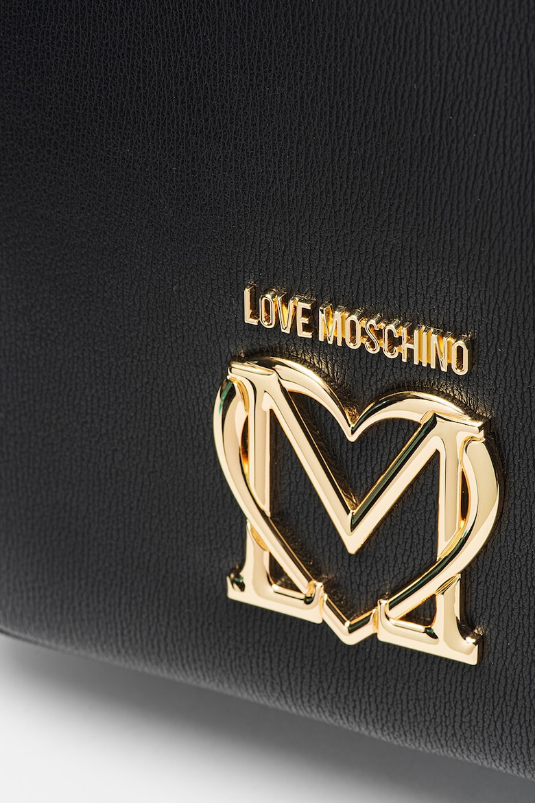 Love Moschino Rucsac de piele ecologica cu aplicatie logo metalica - Pled.ro